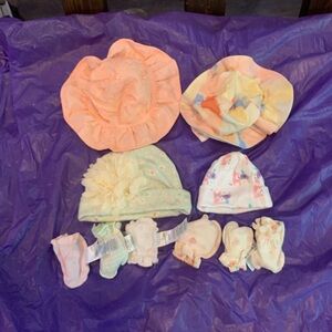 Colorful Kids Hat and Sock Set